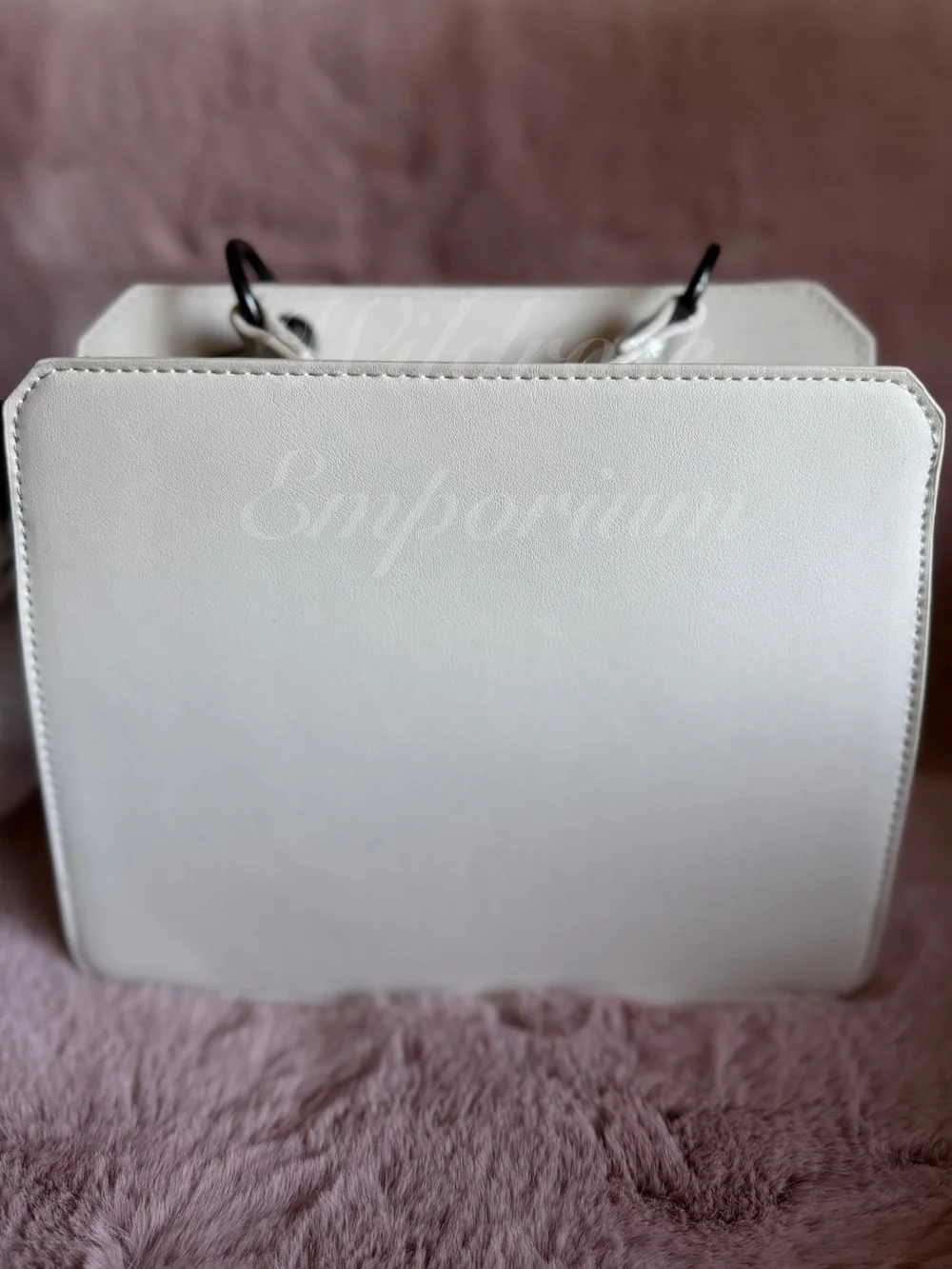 Steve Madden bevlyn bat black white chalk satchel crossbody Halloween new